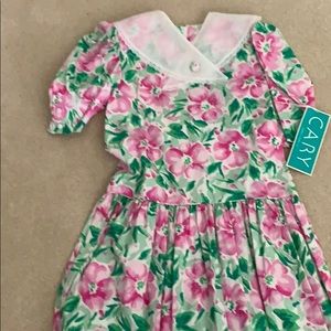 Cary pink floral dress